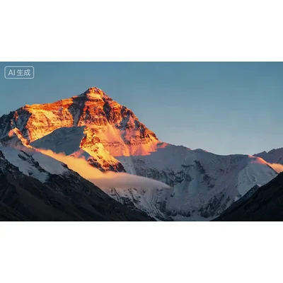 动态-日照金山延时摄影