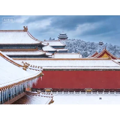 动态-雪景故宫