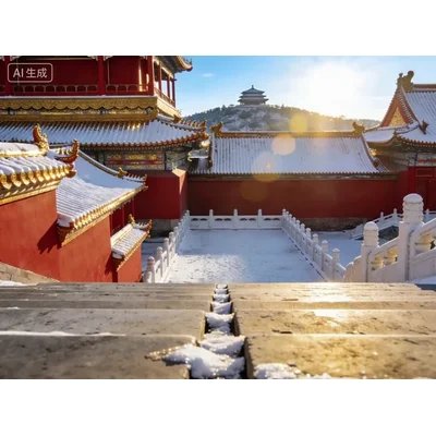 动态-故宫雪景1