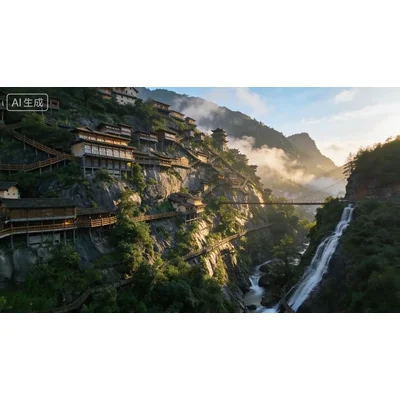 动态-望仙谷航拍