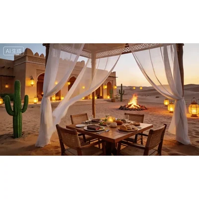 动态-沙漠晚餐